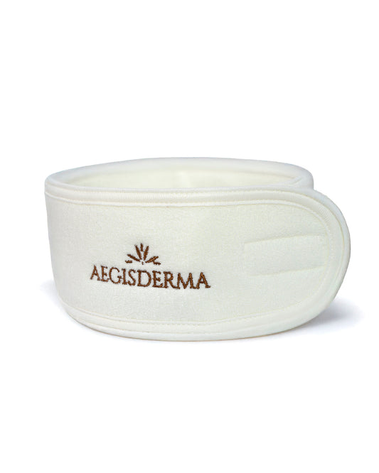 Aegisderma Skincare Headband - White